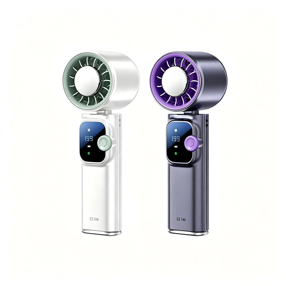 Stay Cool Anywhere: The Ultimate 199-Level Portable Wireless Ice Fan with Adjustable Airflow for Outdoor Adventures