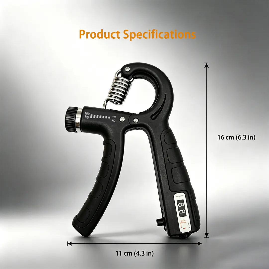 Elevate Your Grip Strength with the Adjustable Hand Grip Strengthener - 22-220LB Resistance for Ultimate Forearm Training