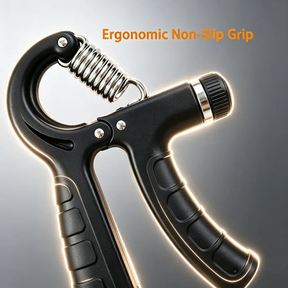 Elevate Your Grip Strength with the Adjustable Hand Grip Strengthener - 22-220LB Resistance for Ultimate Forearm Training