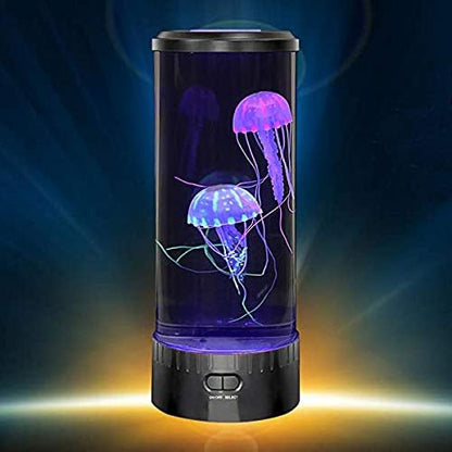 Transform Your Space with the Large LED Jellyfish Lamp - 18 Color Changing LEDs for Ultimate Relaxation and Décor