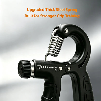 Elevate Your Grip Strength with the Adjustable Hand Grip Strengthener - 22-220LB Resistance for Ultimate Forearm Training