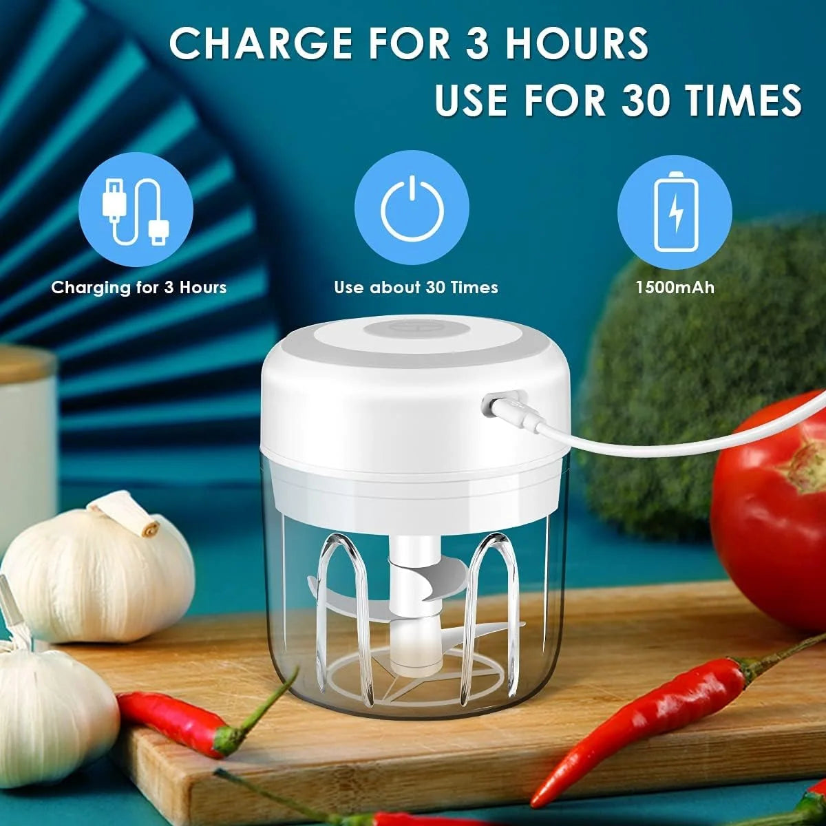 ChopMaster Pro – Electric Garlic & Vegetable Mincer