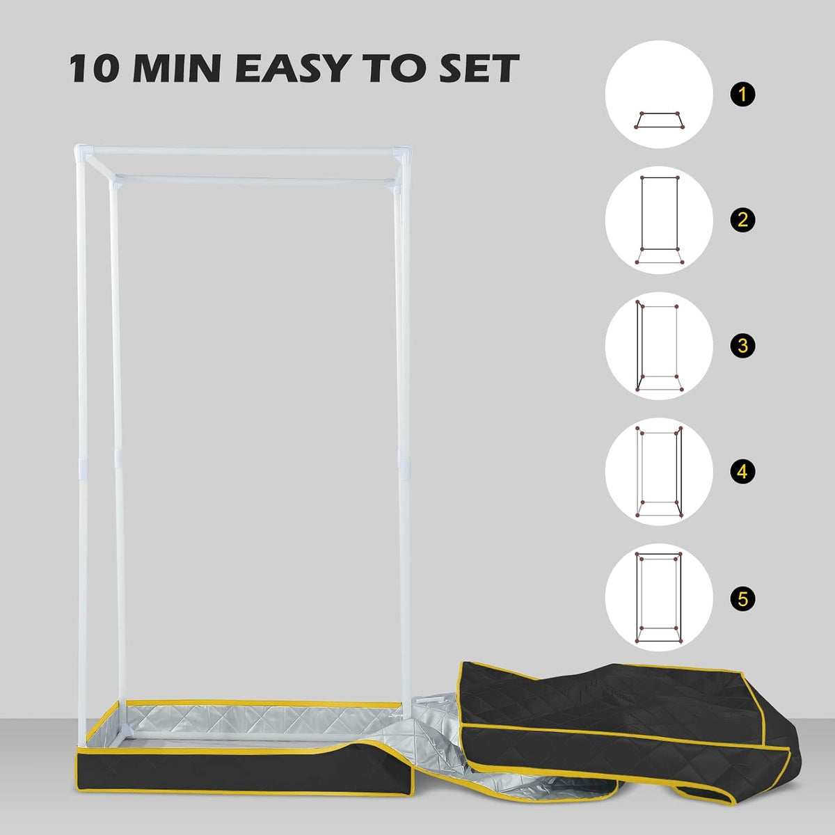 Experience Ultimate Relaxation with the Portable Infrared Sauna - Full Size One Person Tent with Heating Foot Pad and Comfortable Sauna Chair for Detox and Wellness