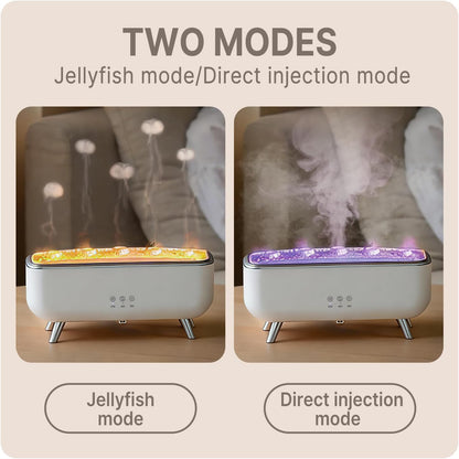 Transform Your Space with the Jellyfish Diffuser Humidifier - 300ML Ultrasonic Aromatherapy Diffuser with Colorful Lighting and Remote Control for Large Rooms