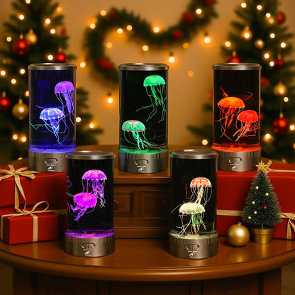 Transform Your Space with the Large LED Jellyfish Lamp - 18 Color Changing LEDs for Ultimate Relaxation and Décor
