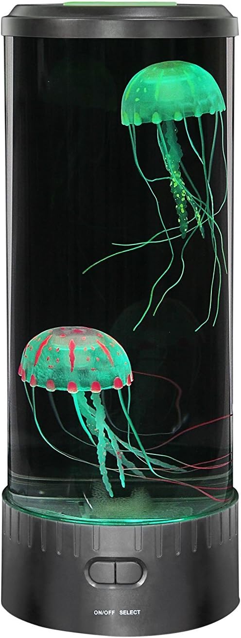 Transform Your Space with the Large LED Jellyfish Lamp - 18 Color Changing LEDs for Ultimate Relaxation and Décor