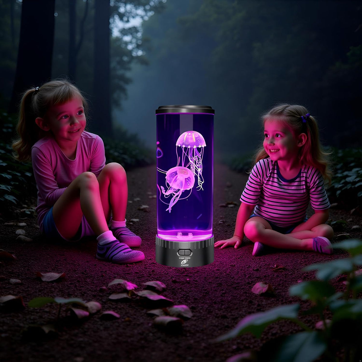 Transform Your Space with the Large LED Jellyfish Lamp - 18 Color Changing LEDs for Ultimate Relaxation and Décor