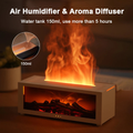 FlameGlow – 3D Flame Effect, 7-Color LED & Essential Oil Humidifier