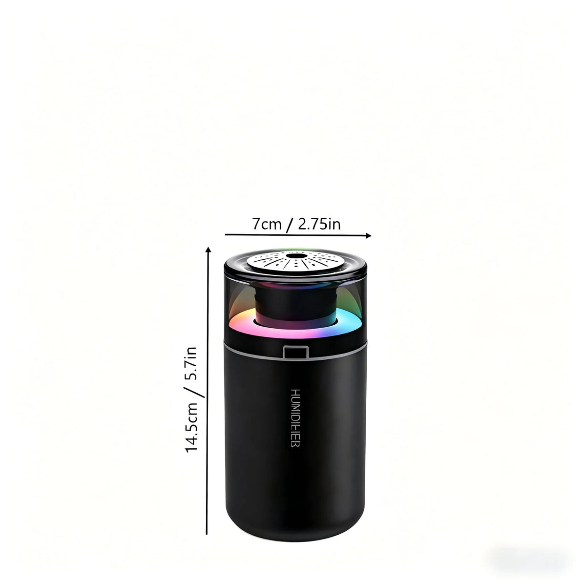 Transform Your Space with Our High Mist Output USB Humidifier - The Ultimate Quiet Air Purifier & Aroma Diffuser for Your Desk or Dorm!