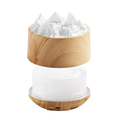 Transform Your Space with the Volcano Bedroom Humidifier: Remote Control, Mist Output, and Essential Oil Diffuser